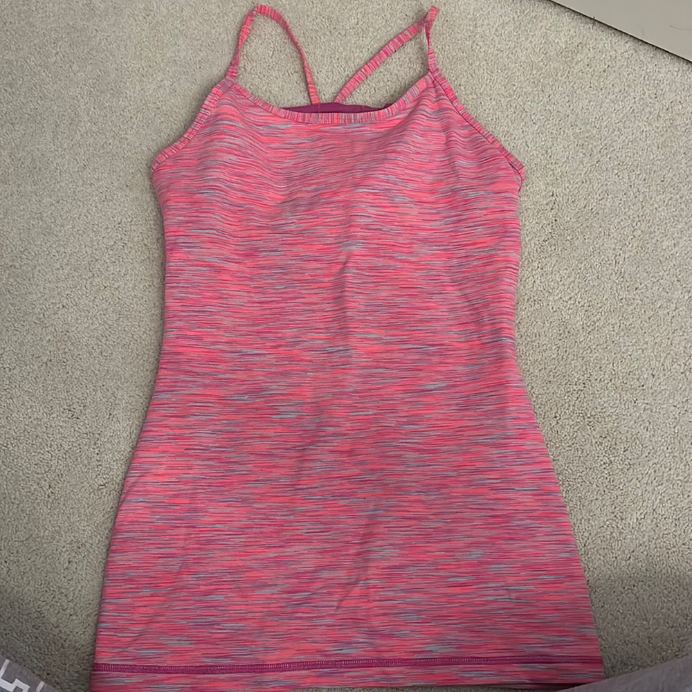 Ivivva tank top with built in sports bra